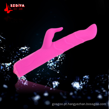 7 Funções G-Spot vibrador duplo, brinquedo do sexo, brinquedo adulto (DYAST500)